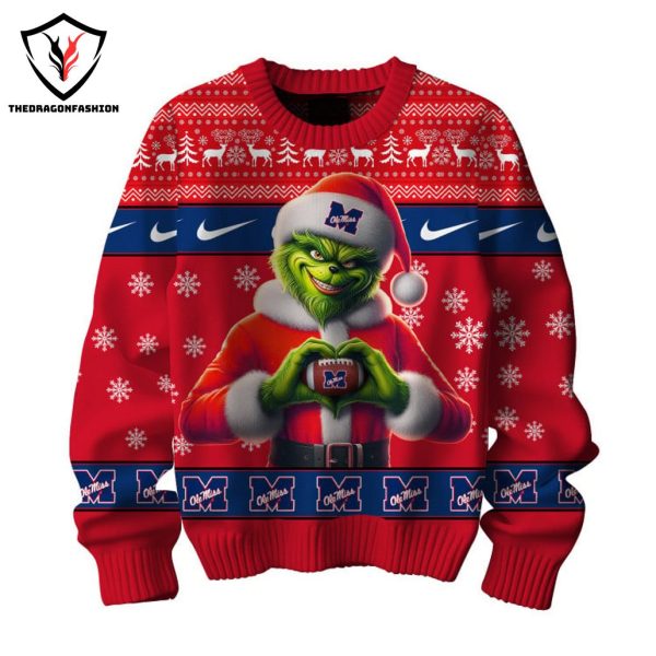 Grinch x Ole Miss Rebels Hotty Toddy Sweater