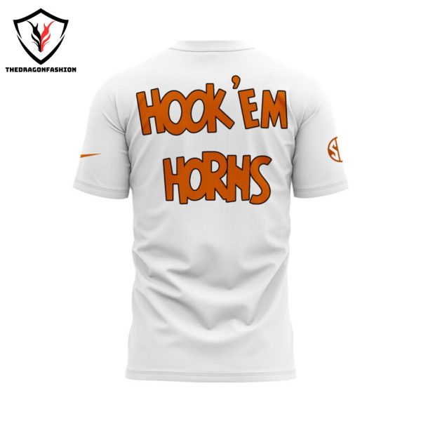 Here Everything Better – Hook Em Horns Texas Longhorns 3D T-Shirt