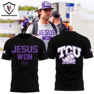 Jesus Won TCU Horned Frogs 3D T-Shirt