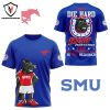 I Am A Die Hard SMU Mustangs Fan 3D T-Shirt – Black