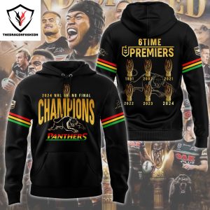 Penrith Panthers Premiers 2024 4-In-A-Row Hoodie