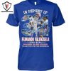 Los Angeles Dodgers El Toro Fernando Valenzuela 1960-2024 Thank You For The Memories Unisex T-Shirt