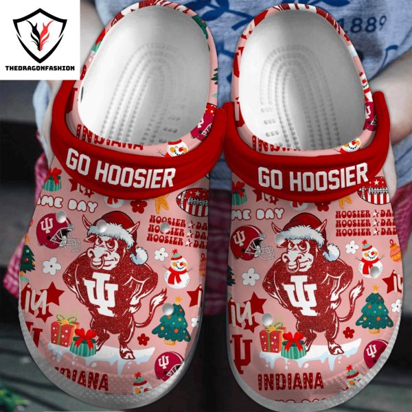 Indiana Hoosiers Merry Christmas Crocs