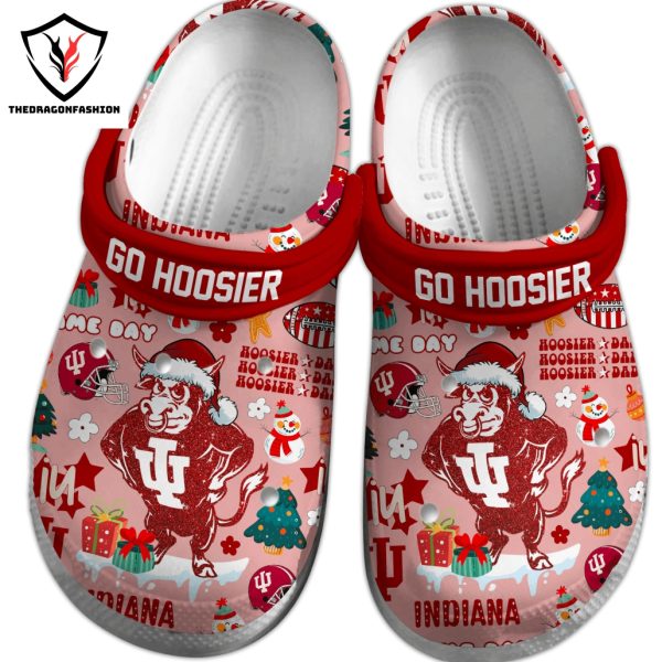 Indiana Hoosiers Merry Christmas Crocs