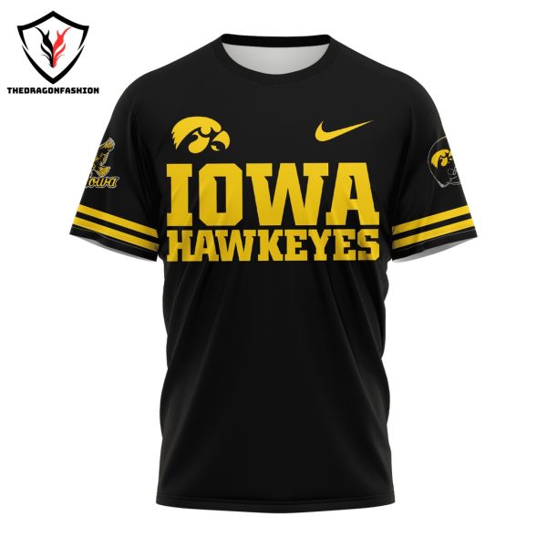 Iowa Hawkeyes Fight Like A Hawkeye Let Go Hawks 3D T-Shirt