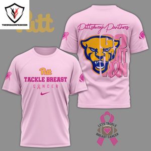 Pittsburgh Panthers – Tackle Breast Cancer Go Fight Win 3D T-Shirt