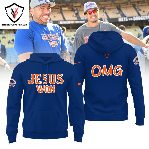 Jesus Won X New York Mets 2024 Hoodie