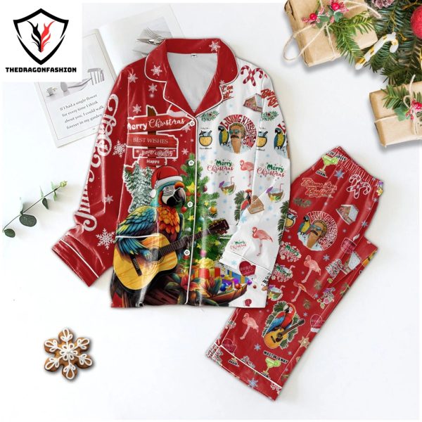 Jimmy Buffett Merry Christmas Best Wishes Pajamas Set