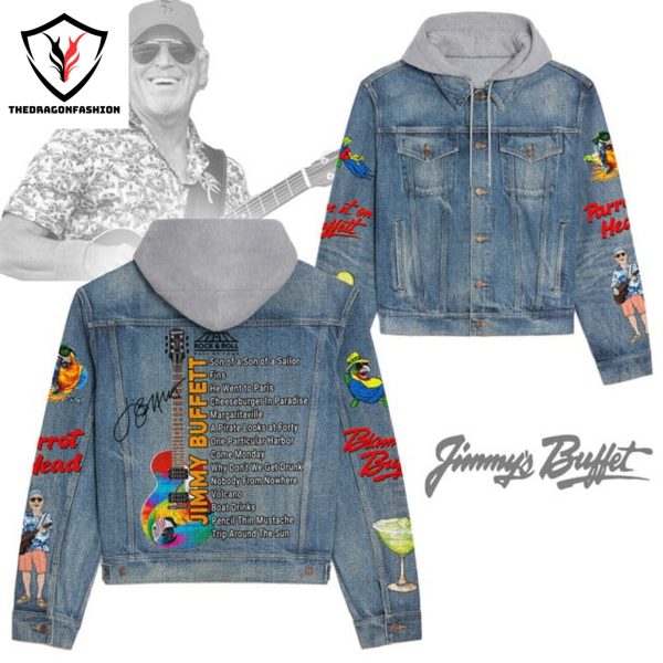 Jimmy Buffett Son Of A Son Of A Sailor Signature Hooded Denim Jacket