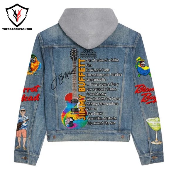 Jimmy Buffett Son Of A Son Of A Sailor Signature Hooded Denim Jacket