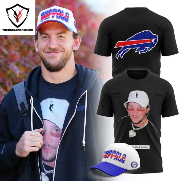 Josh Allen Mustache Ride Buffalo Bills 3D T-Shirt