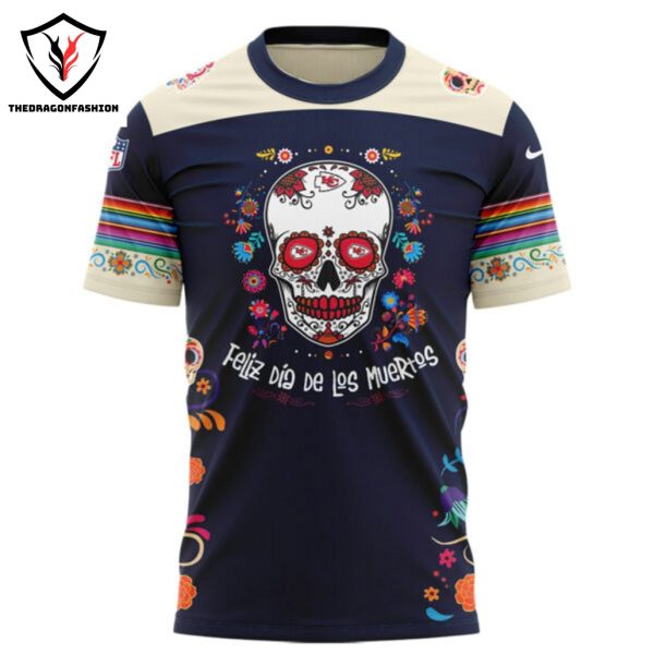 Kansas City Chiefs 2024 Dia De Los Muertos Pullover 3D T-Shirt