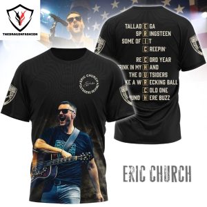 Eric Church Outsiders Revival – Talladega 3D T-Shirt