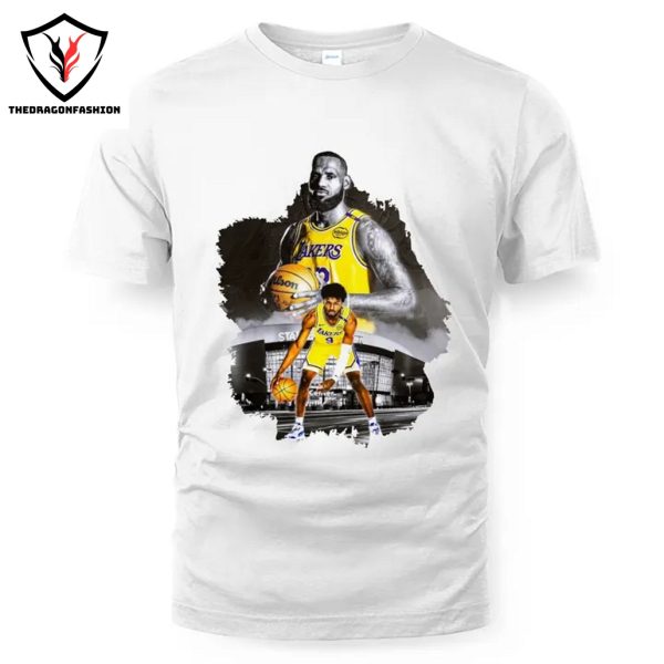 Lebron James & Bronny James Los Angeles Lakers Unisex T-Shirt