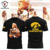 Legend Kirk Ferentz Iowa Hawkeyes Football 3D T-Shirt – Gold