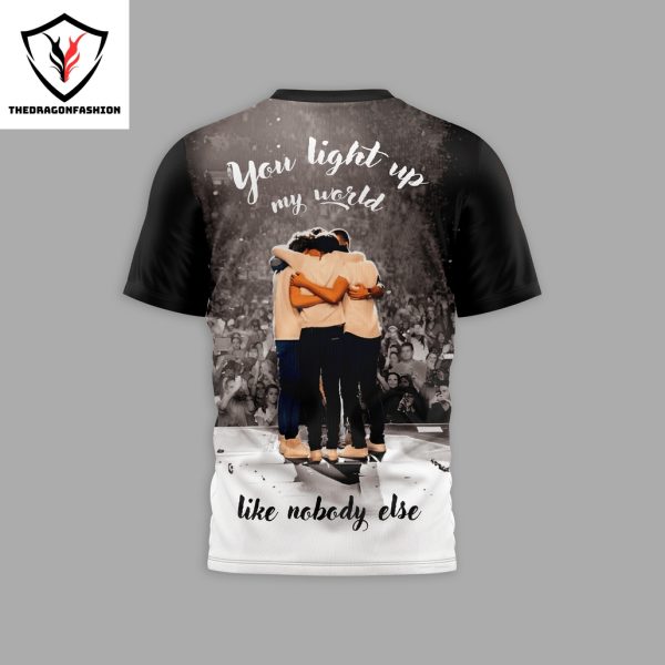 Liam Payne 1993-2024 You Light Up My World Like Nobody Else 3D T-Shirt