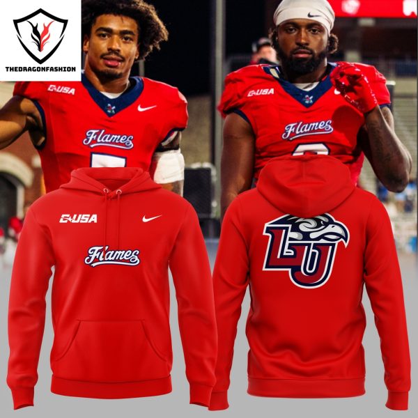 Liberty Flames Football Version 2024 Red Hoodie