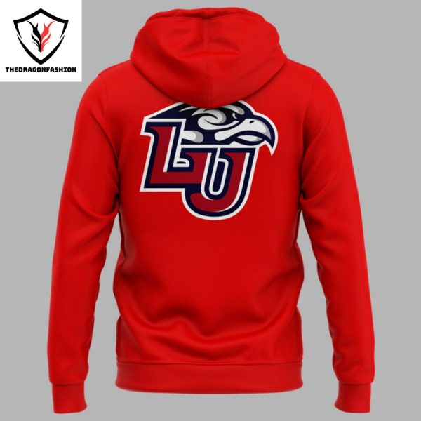 Liberty Flames Football Version 2024 Red Hoodie