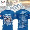 Live Breathe Blue Los Angeles Dodgers 3D T-Shirt – White