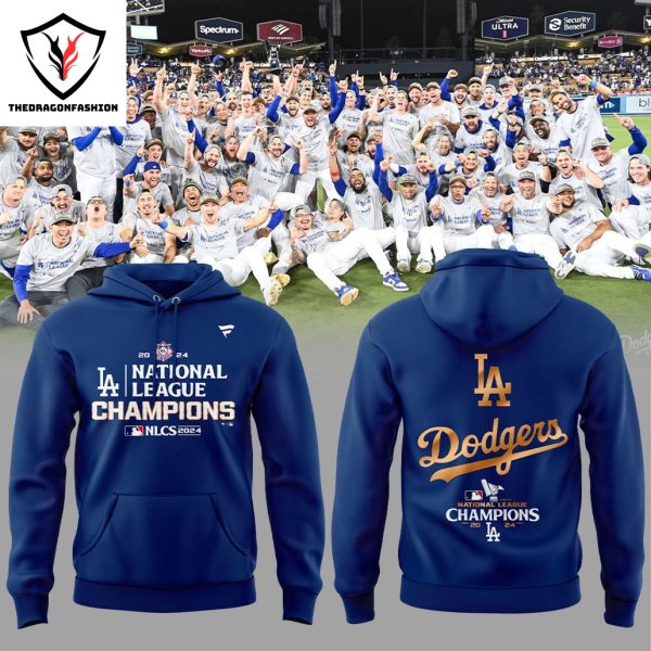 Los Angeles Dodgers 2024 National League Champions Hoodie – Blue