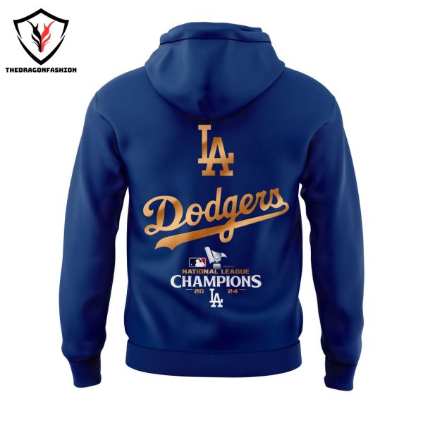 Los Angeles Dodgers 2024 National League Champions Hoodie – Blue