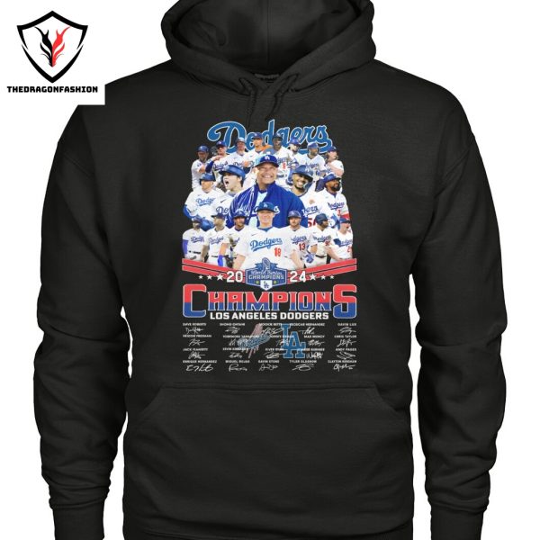 Los Angeles Dodgers 2024 World Series Champions Signature Unisex T-Shirt