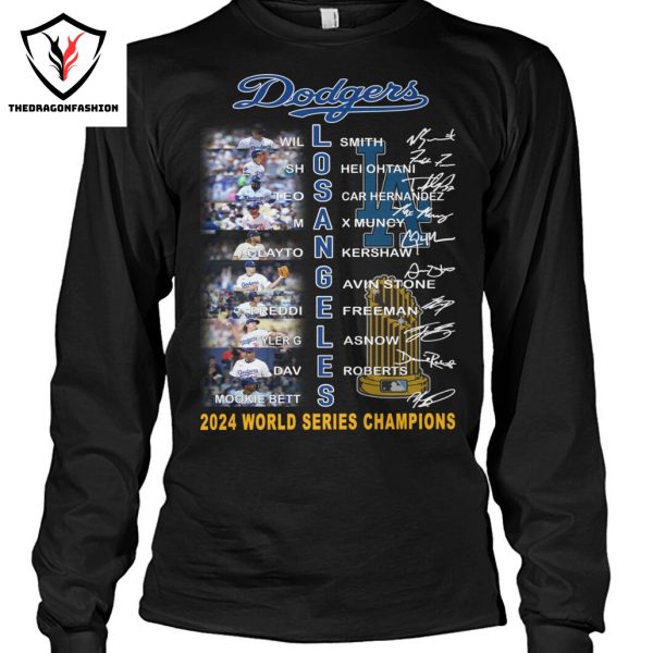 Los Angeles Dodgers Signature 2024 World Series Champions Unisex T-Shirt