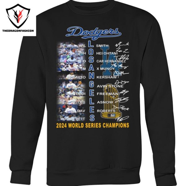 Los Angeles Dodgers Signature 2024 World Series Champions Unisex T-Shirt