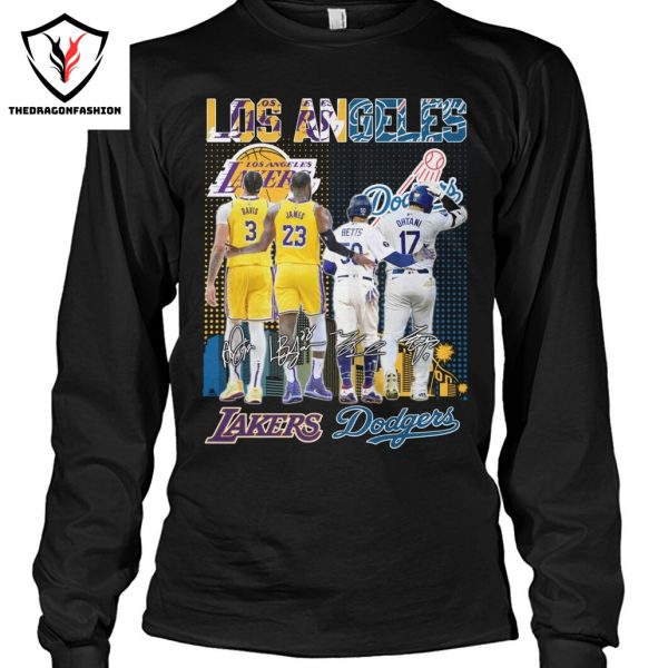 Los Angeles Lakers x Los Angeles Dodgers Signature Unisex T-Shirt