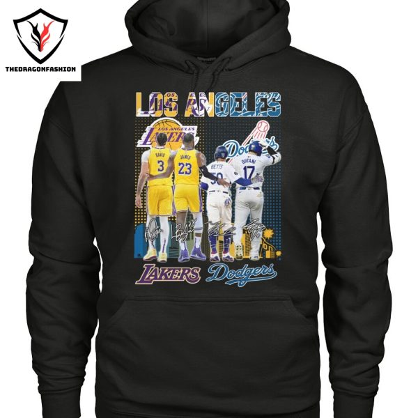 Los Angeles Lakers x Los Angeles Dodgers Signature Unisex T-Shirt