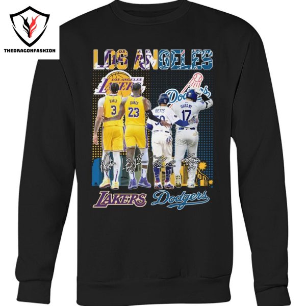 Los Angeles Lakers x Los Angeles Dodgers Signature Unisex T-Shirt