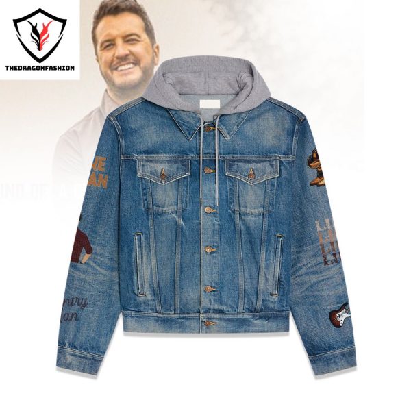 Luke Bryan Mind Of A Country Boy Signature Hooded Denim Jacket