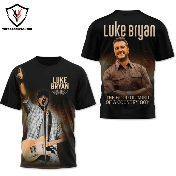 Luke Bryan The Good Ol Mind Of A Country Boy 3D T-Shirt