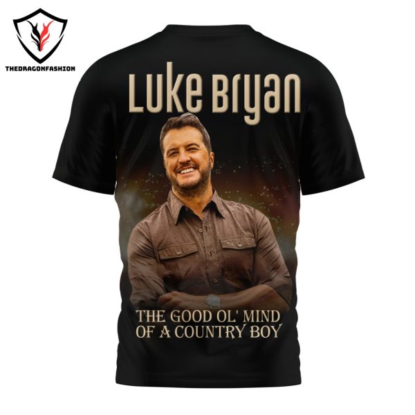 Luke Bryan The Good Ol Mind Of A Country Boy 3D T-Shirt