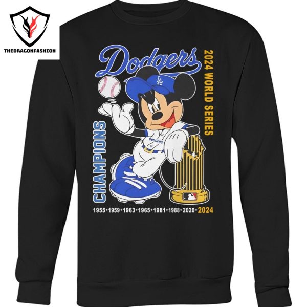 Mickey – Los Angeles Dodgers 2024 World Series Champions Unisex T-Shirt