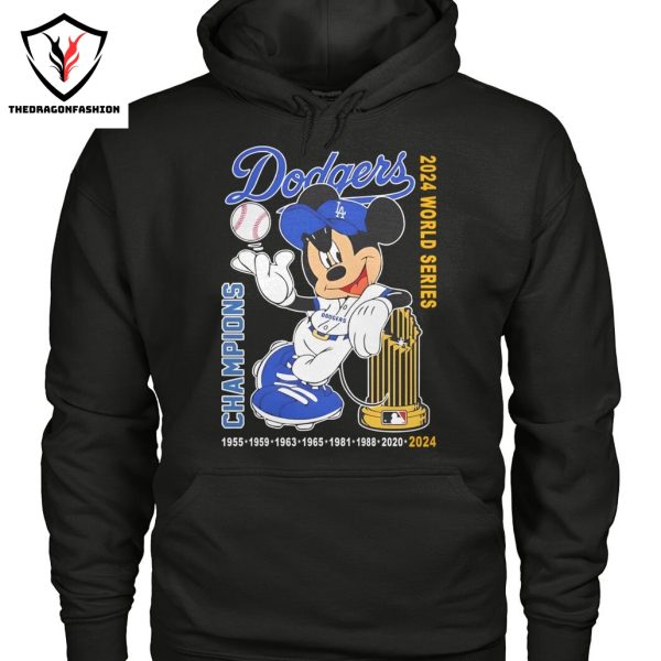 Mickey – Los Angeles Dodgers 2024 World Series Champions Unisex T-Shirt