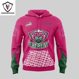 Everett Silvertips 2024 Pink The Rink Hoodie