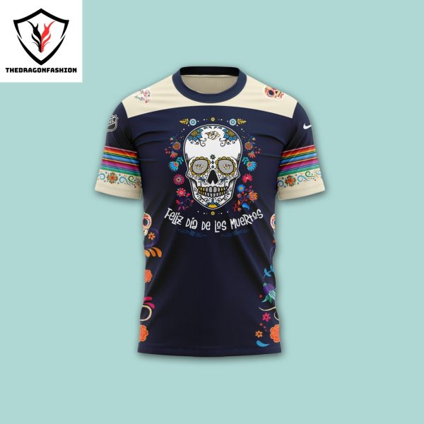 Nashville Predators 2024 Dia De Los Muertos Pullover 3D T-Shirt