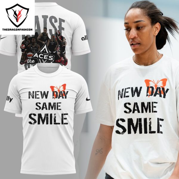 New Day Same Smile – Las Vegas Aces 3D T-Shirt