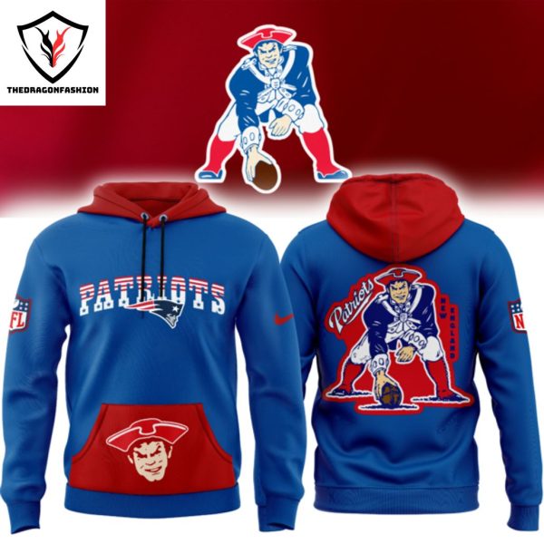 New England Patriots Rewind Club Fleece Pullover Hoodie