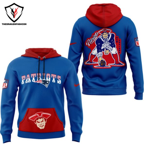 New England Patriots Rewind Club Fleece Pullover Hoodie