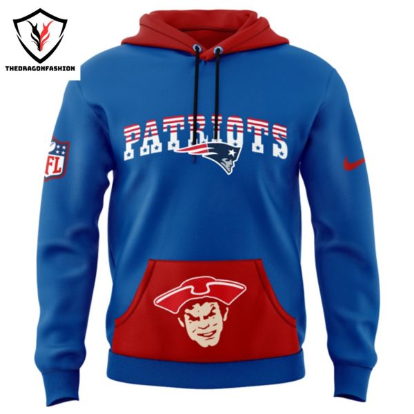 New England Patriots Rewind Club Fleece Pullover Hoodie