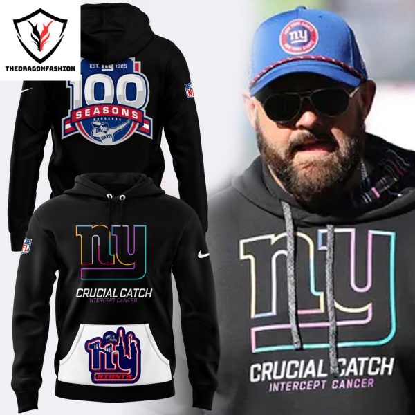 New York Giants 100th Season Prime Time – Crucial Catch Hoodie