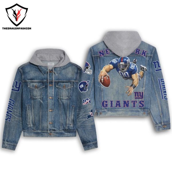 New York Giants Hooded Denim Jacket