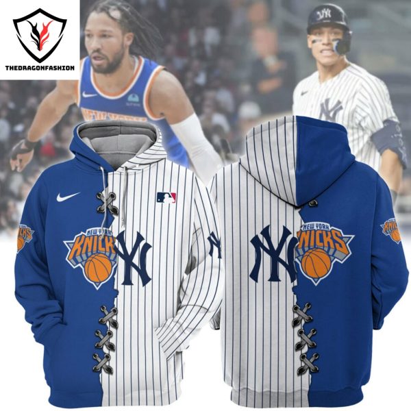 New York Knicks x New York Yankees Design Hoodie