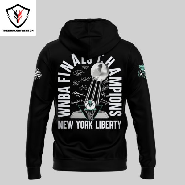 New York Liberty 2024 WNBA Finals Champions Black Hoodie