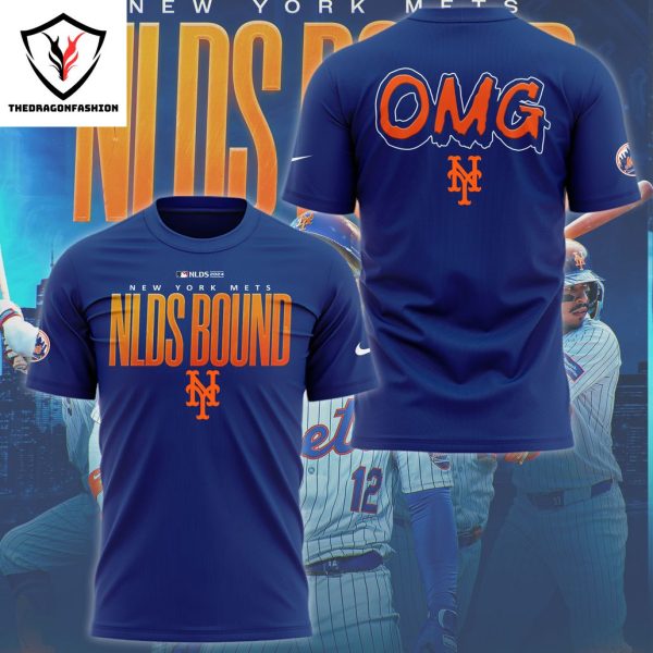 New York Mets Nlds Bound 2024 October Ready Postseason 3D T-Shirt