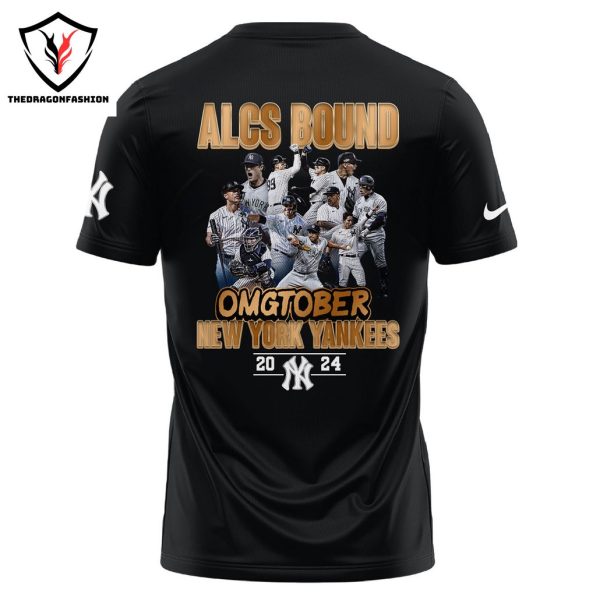 New York Yankees 2024 ALCS Bound Omgtober 3D T-Shirt