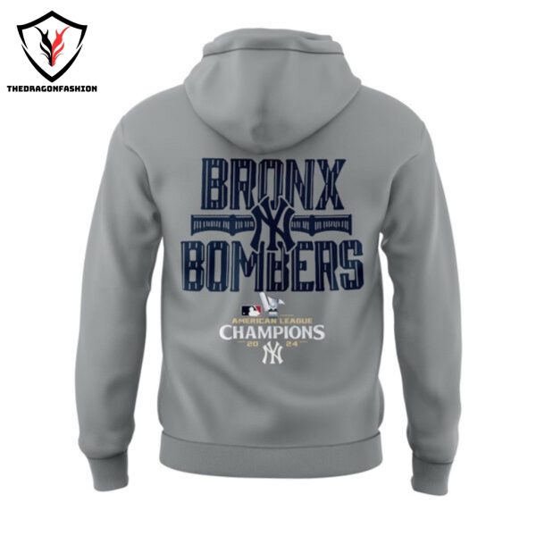 New York Yankees 2024 American League Champions Grey Hoodie