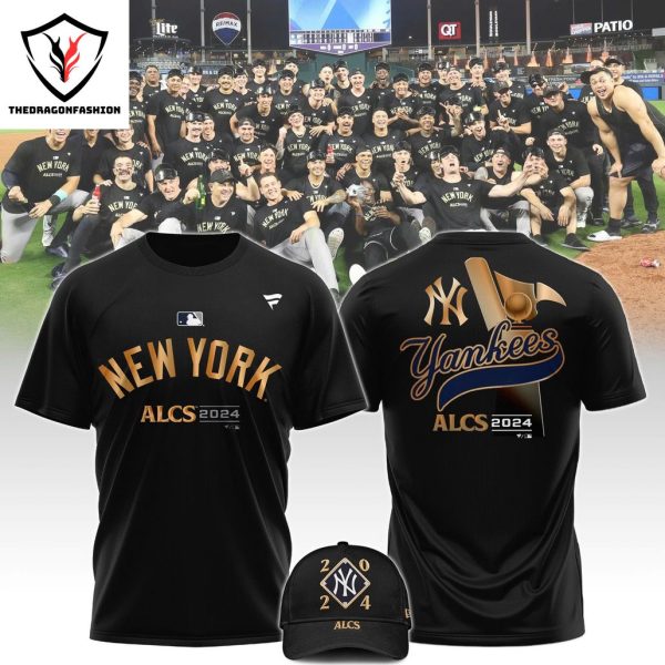 New York Yankees ALCS 2024 Black 3D T-Shirt